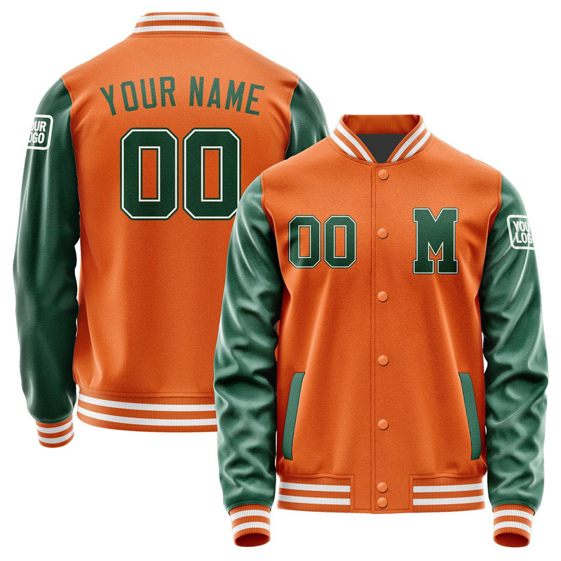 Custom Orange Green Jacket Jb2828052818051818