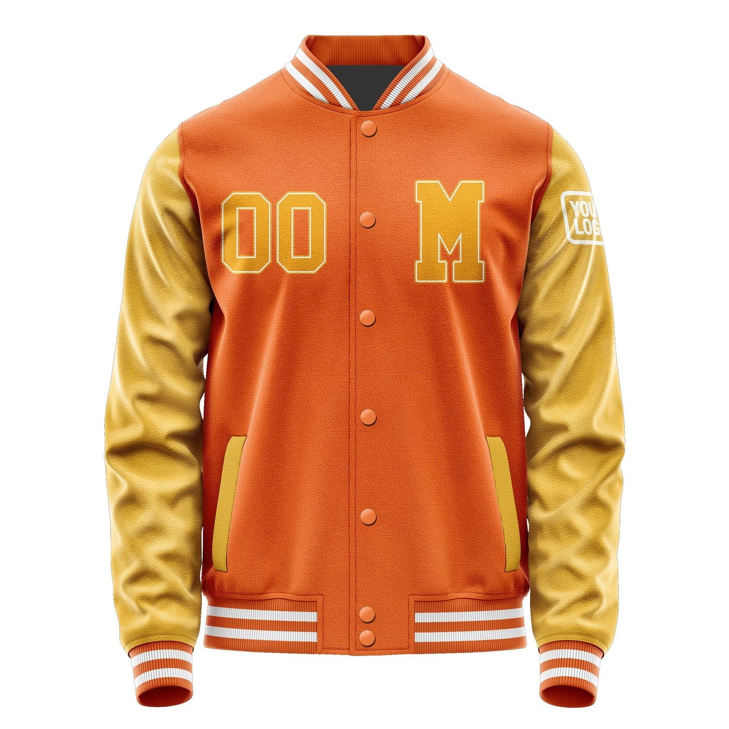 Custom Orange Yellow Jacket Jb2828192818191818