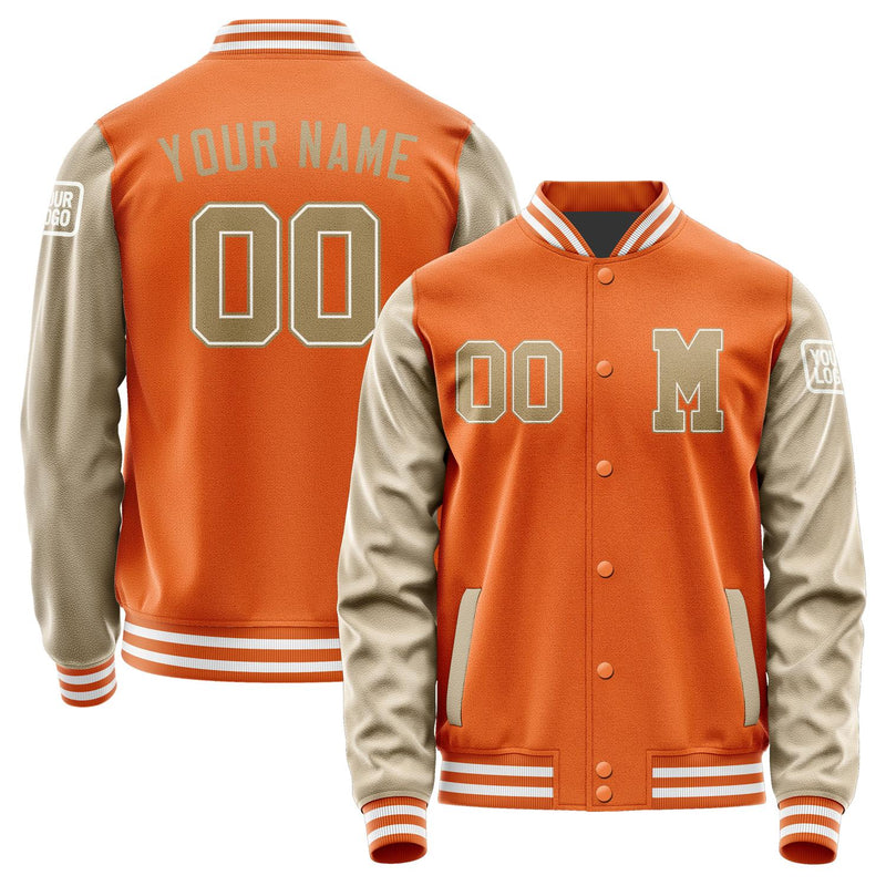 Custom Orange Light Khaki Jacket Jb2828252818251818