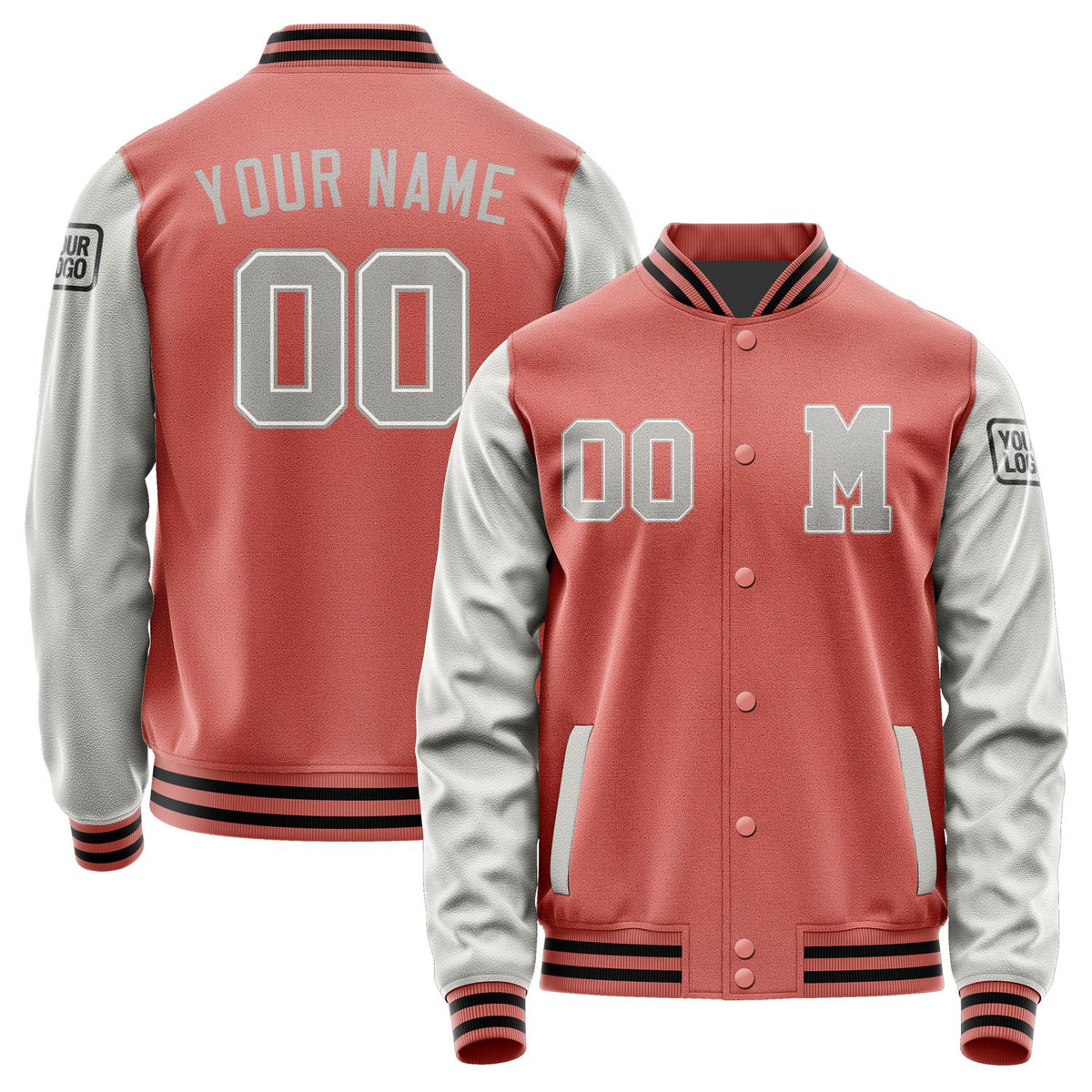 Custom Copper Rose Gray Jacket Jb2929042917041817