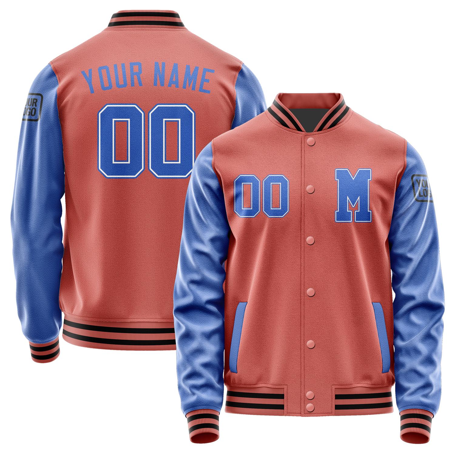 Custom Copper Rose Sky Blue Jacket Jb2929092917091817