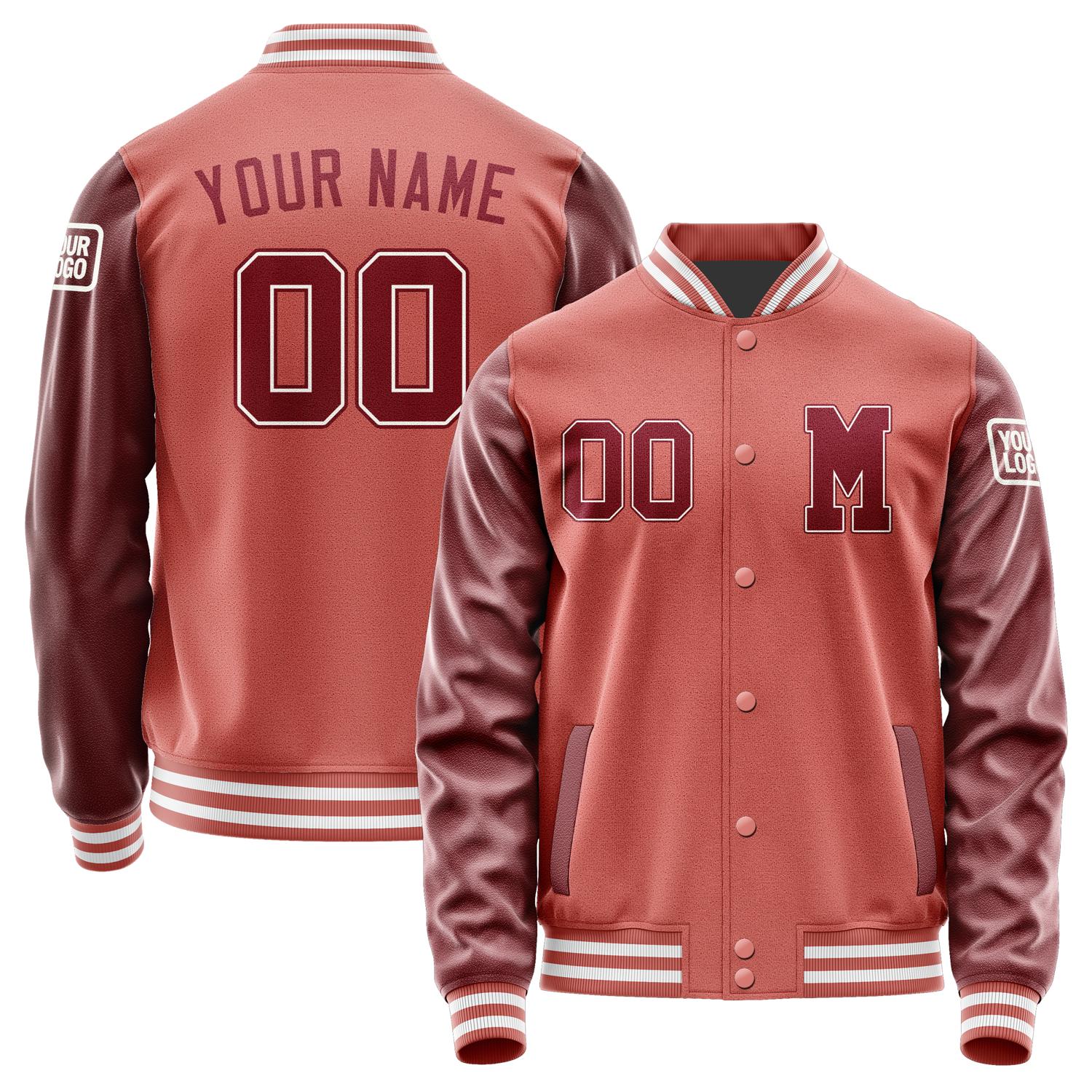 Custom Copper Rose Crimson Red Jacket Jb2929152918151818