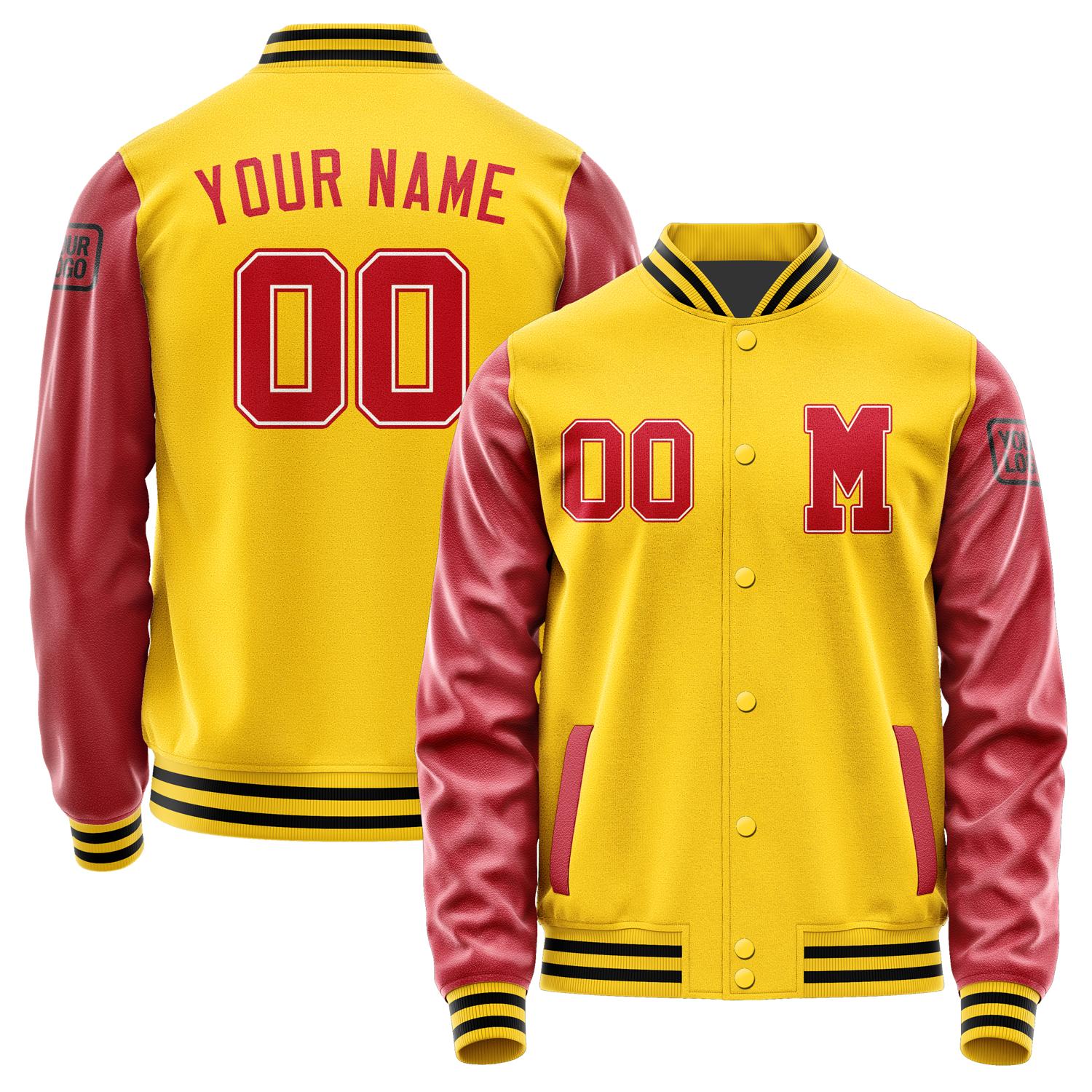 Custom Gold Red Jacket Jb3030143017141817