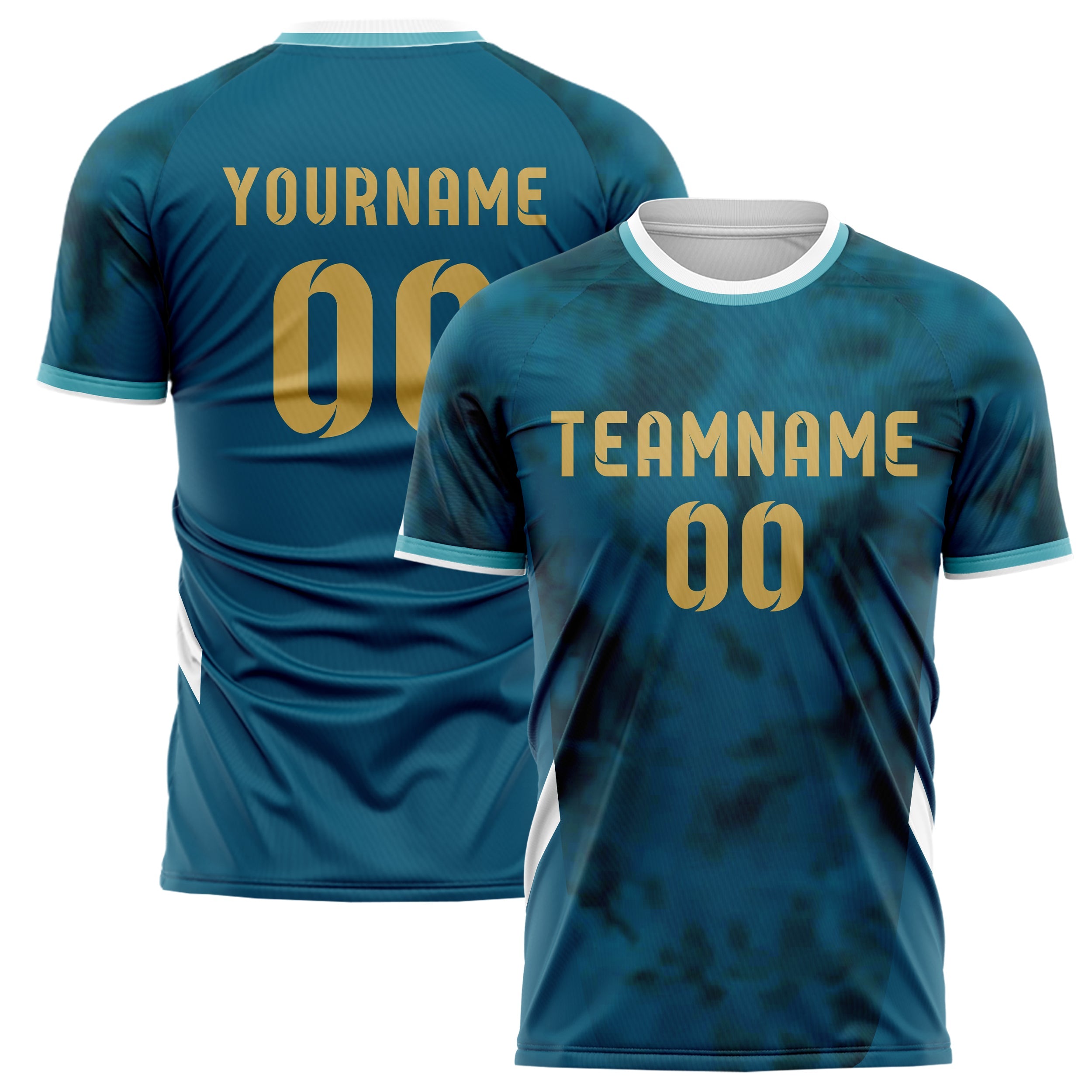 Mediterranean Port Away Inspired Jersey - Custom Name, Number & Logo