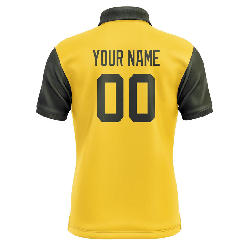 Custom Gold Olive Short-Sleeve Polo Shirt PO300202B102