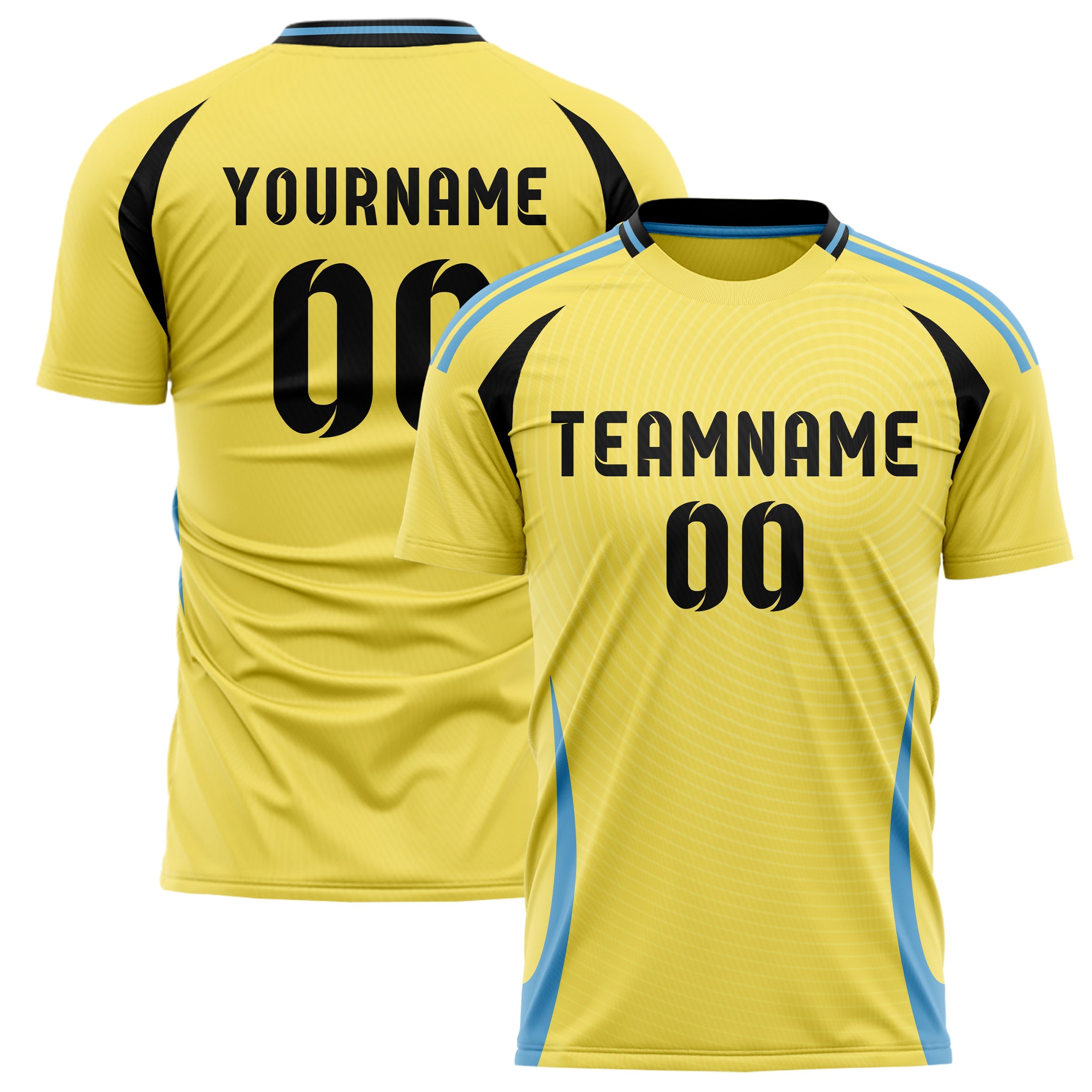 Sweden Home Inspired Football Jersey – Custom Name, Number & Logo