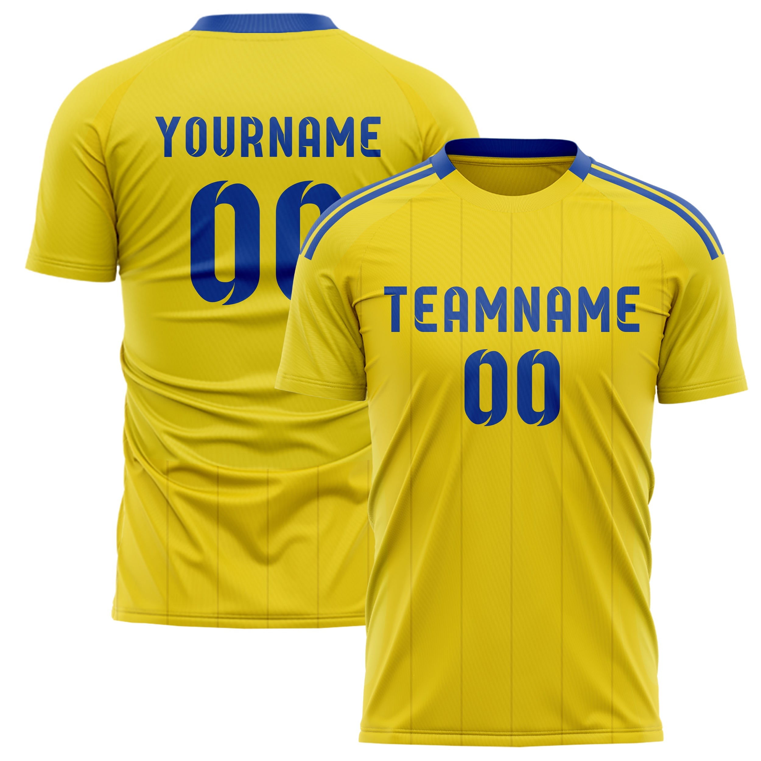 Ukraine Home Inspired Football Jersey – Custom Name, Number & Logo